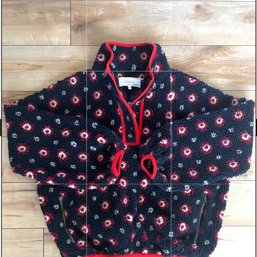 The GREAT. fleece pullover